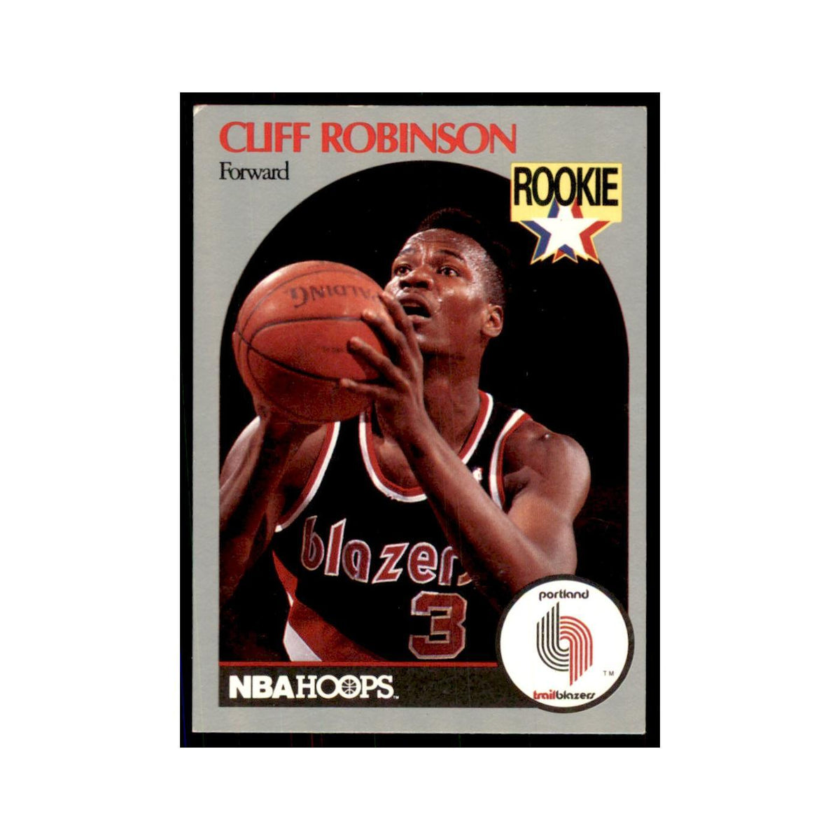1990 NBA Hoops Cliff Robinson RC Basketball Cards #250