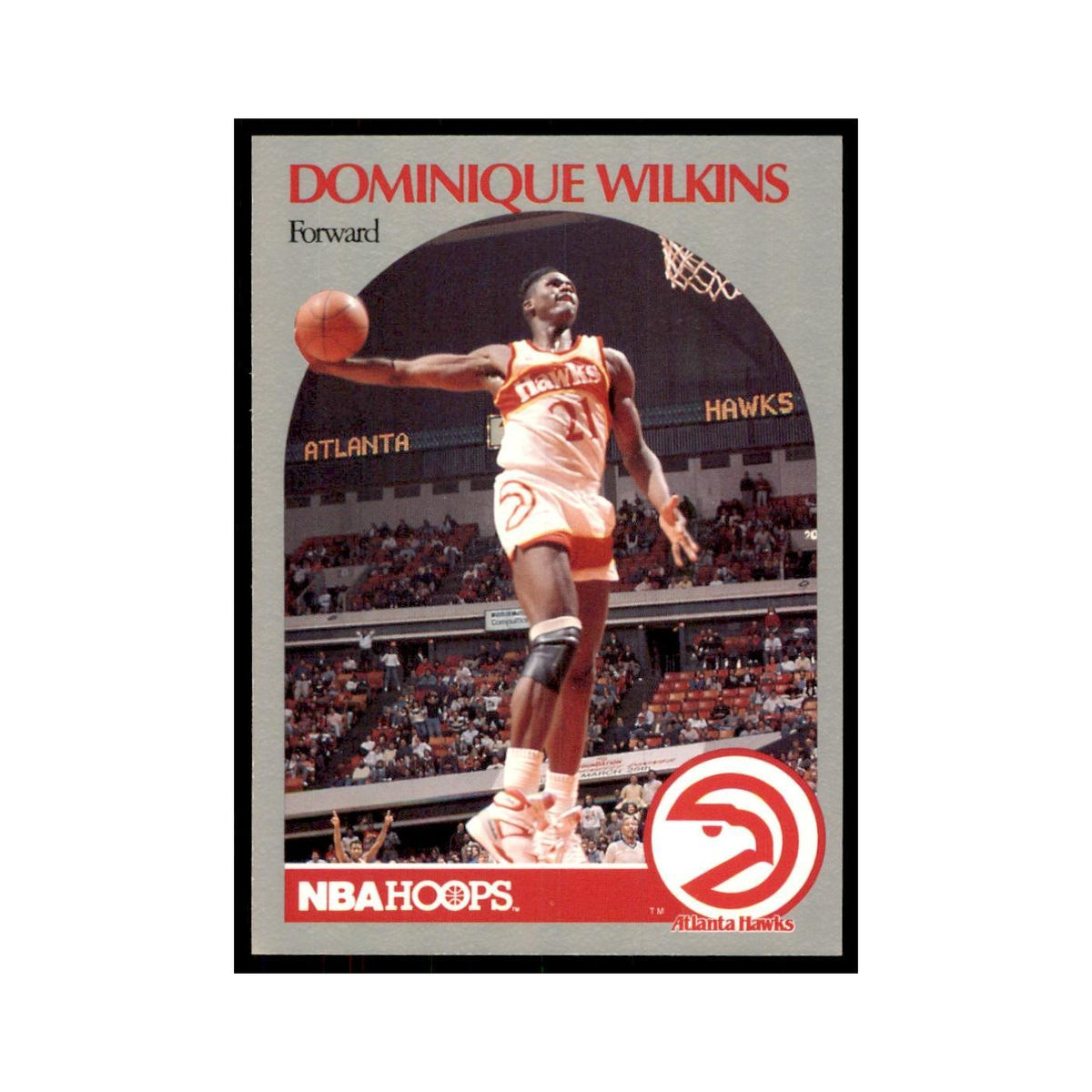 1990 NBA Hoops Dominique Wilkins Basketball Cards #36