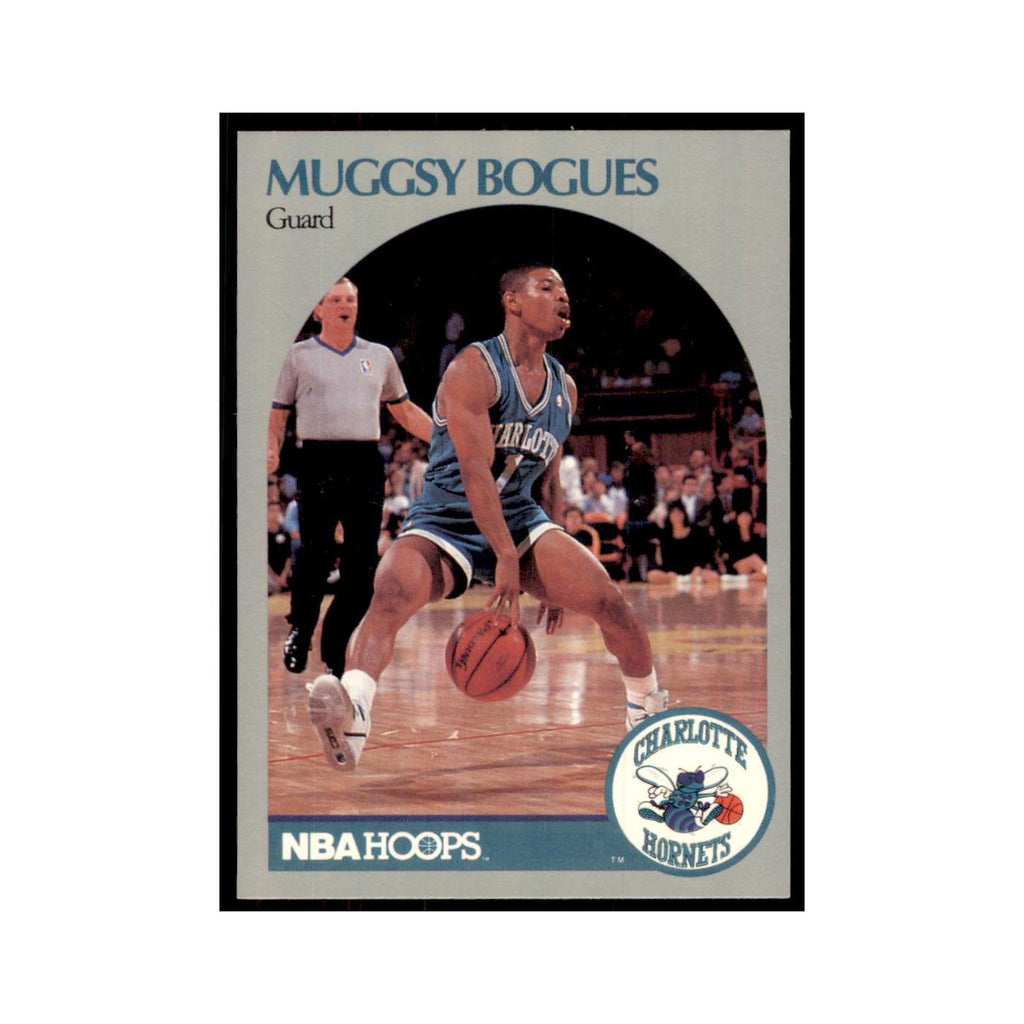 1990 NBA Hoops Muggsy Bogues Basketball Cards #50