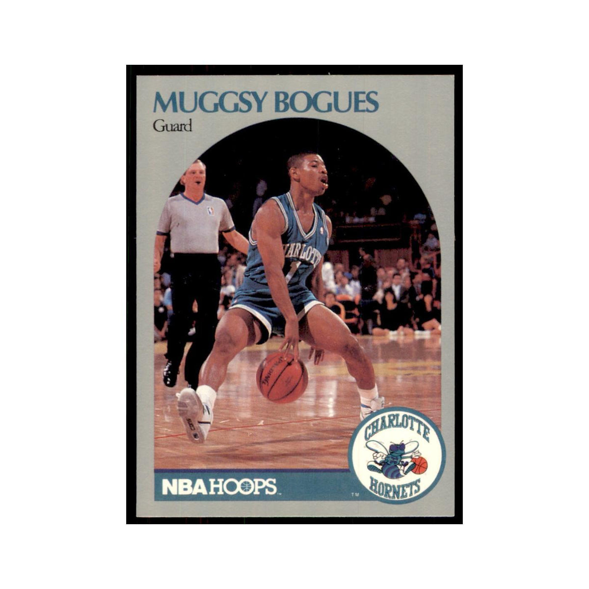 1990 NBA Hoops Muggsy Bogues Basketball Cards #50