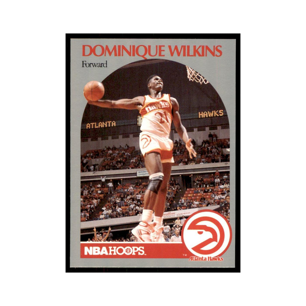 1990 NBA Hoops Dominique Wilkins Basketball Cards #36