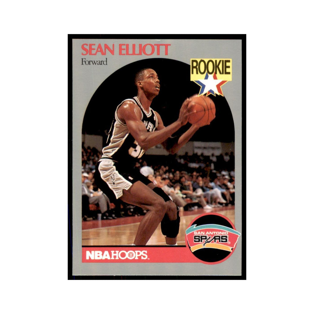 1990 NBA Hoops Sean Elliott RC Basketball Cards #267