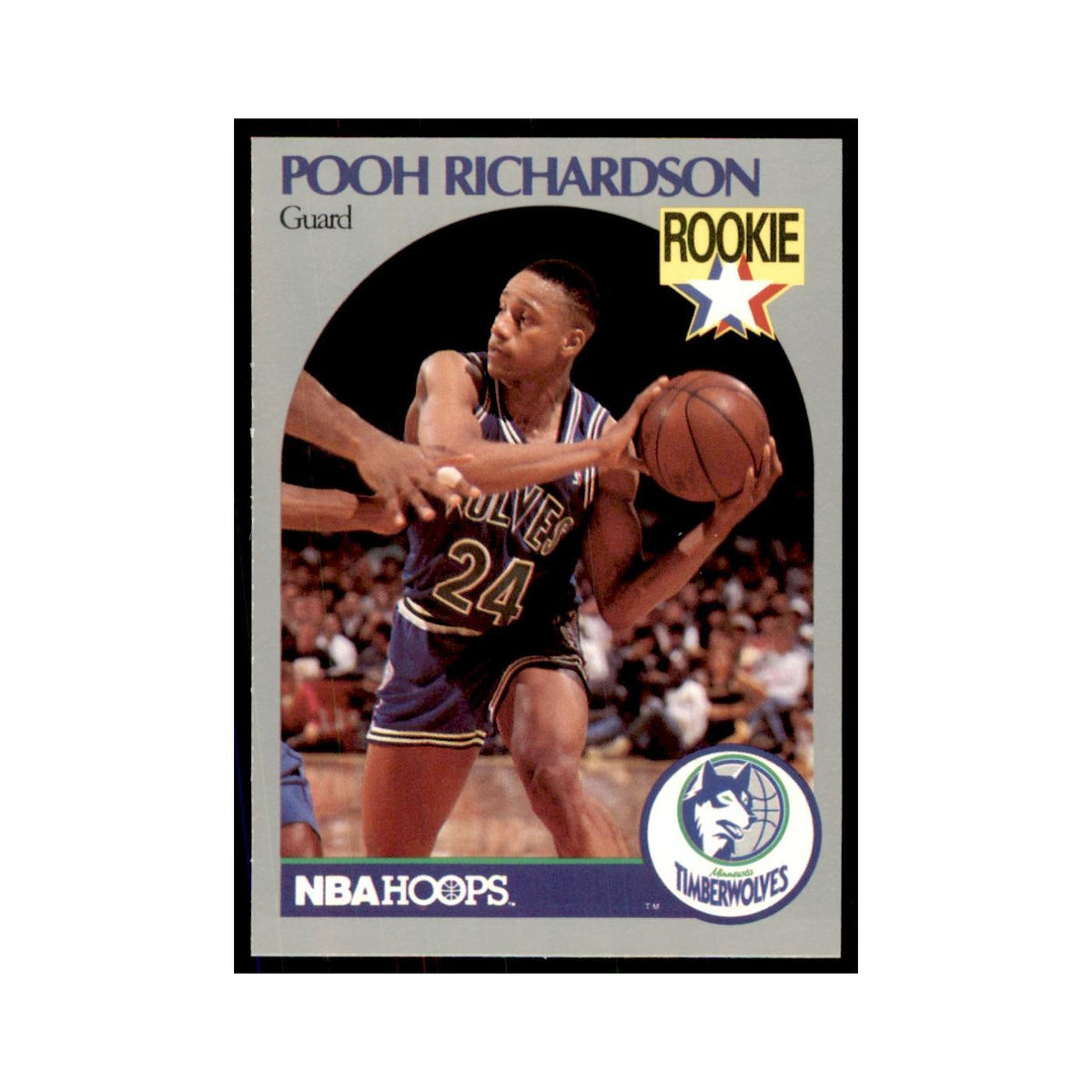 1990 NBA Hoops Pooh Richardson RC Basketball Cards #190