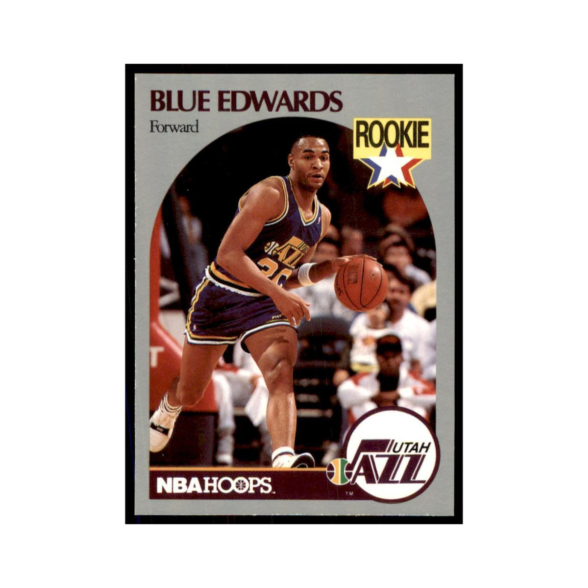 1990 NBA Hoops Blue Edwards RC Basketball Cards #288