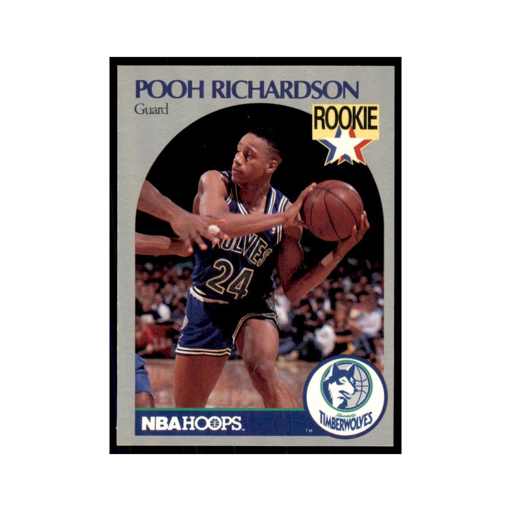 1990 NBA Hoops Pooh Richardson RC Basketball Cards #190