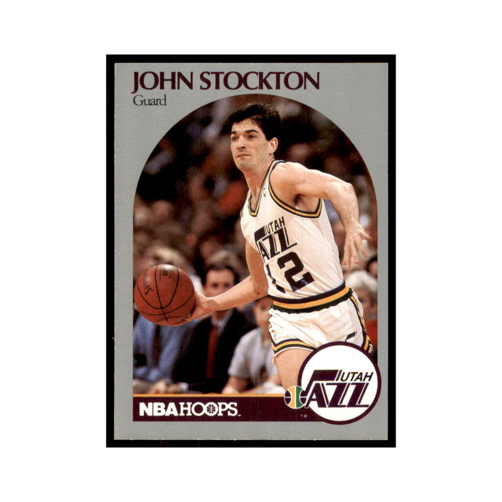 1990 NBA Hoops John Stockton Basketball Cards #294