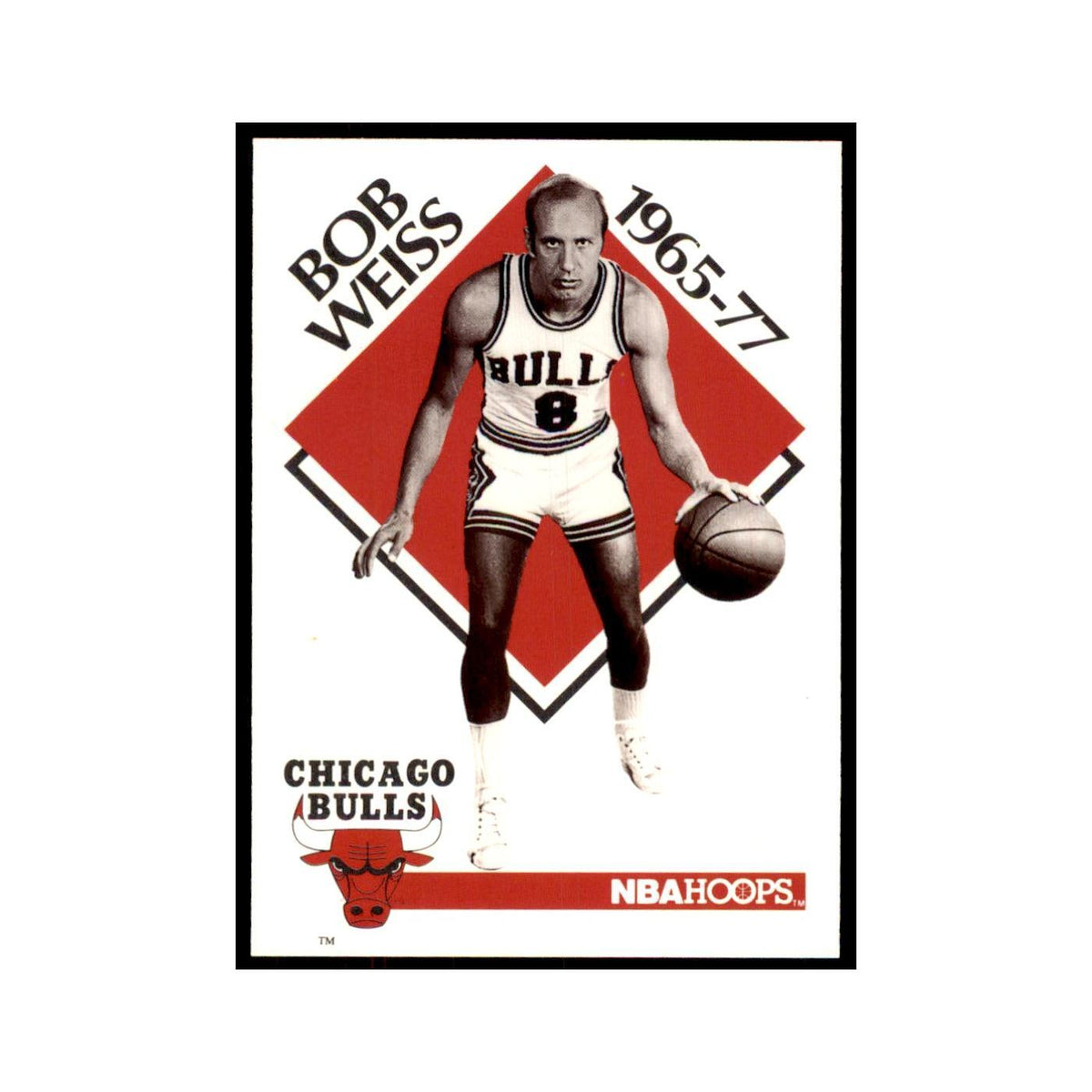 1990 NBA Hoops Bob Weiss Basketball Cards #346