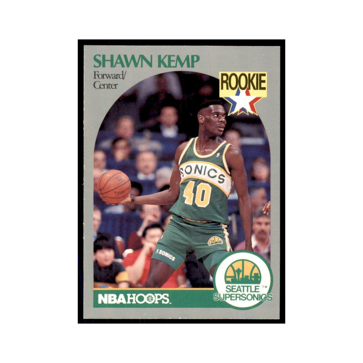 1990 NBA Hoops Shawn Kemp RC Basketball Cards #279