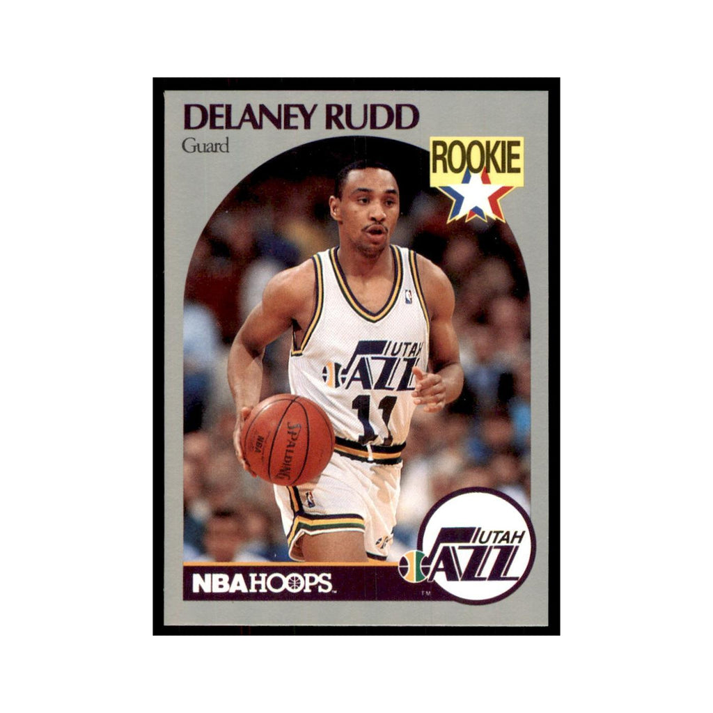 1990 NBA Hoops Delaney Rudd Basketball Cards #293