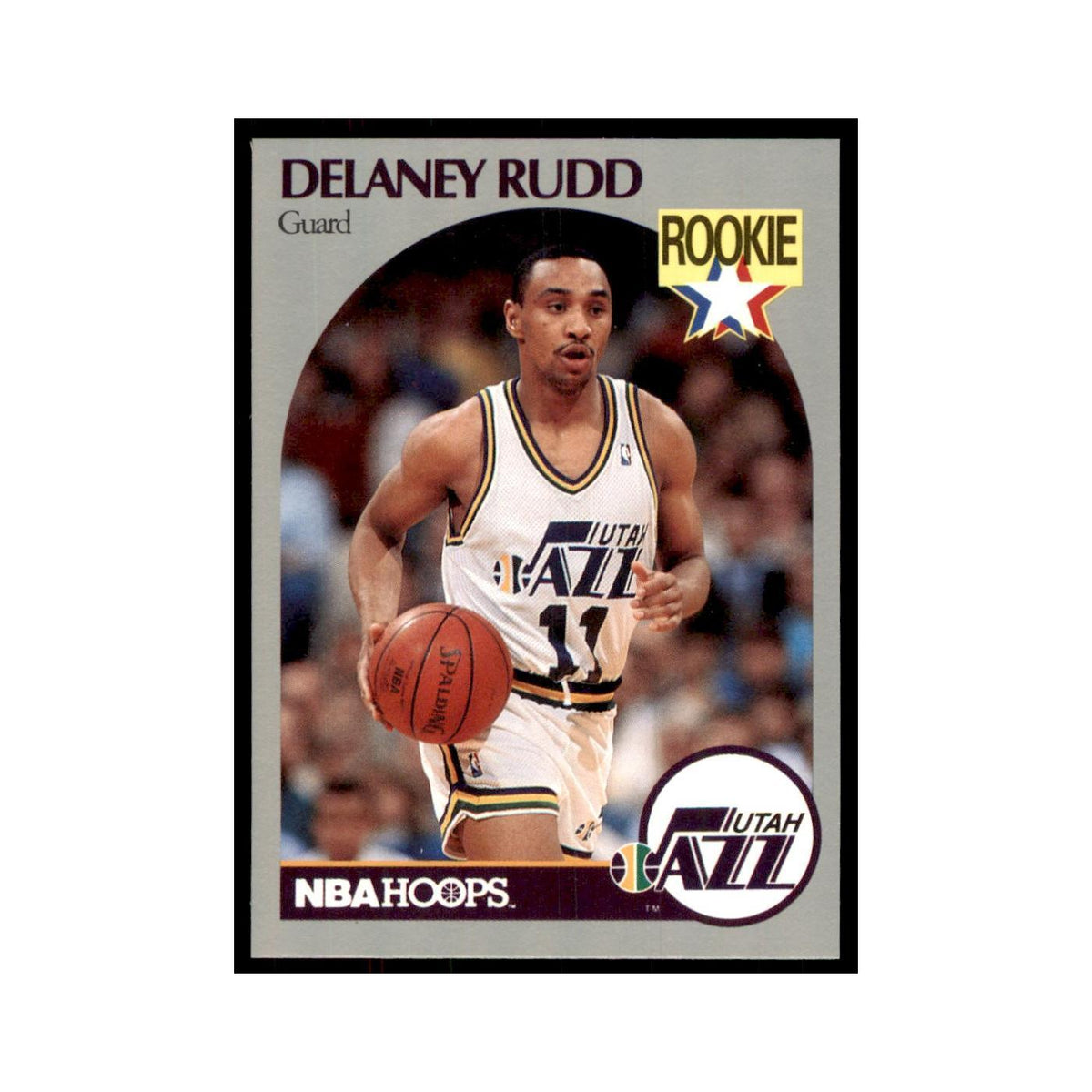 1990 NBA Hoops Delaney Rudd Basketball Cards #293