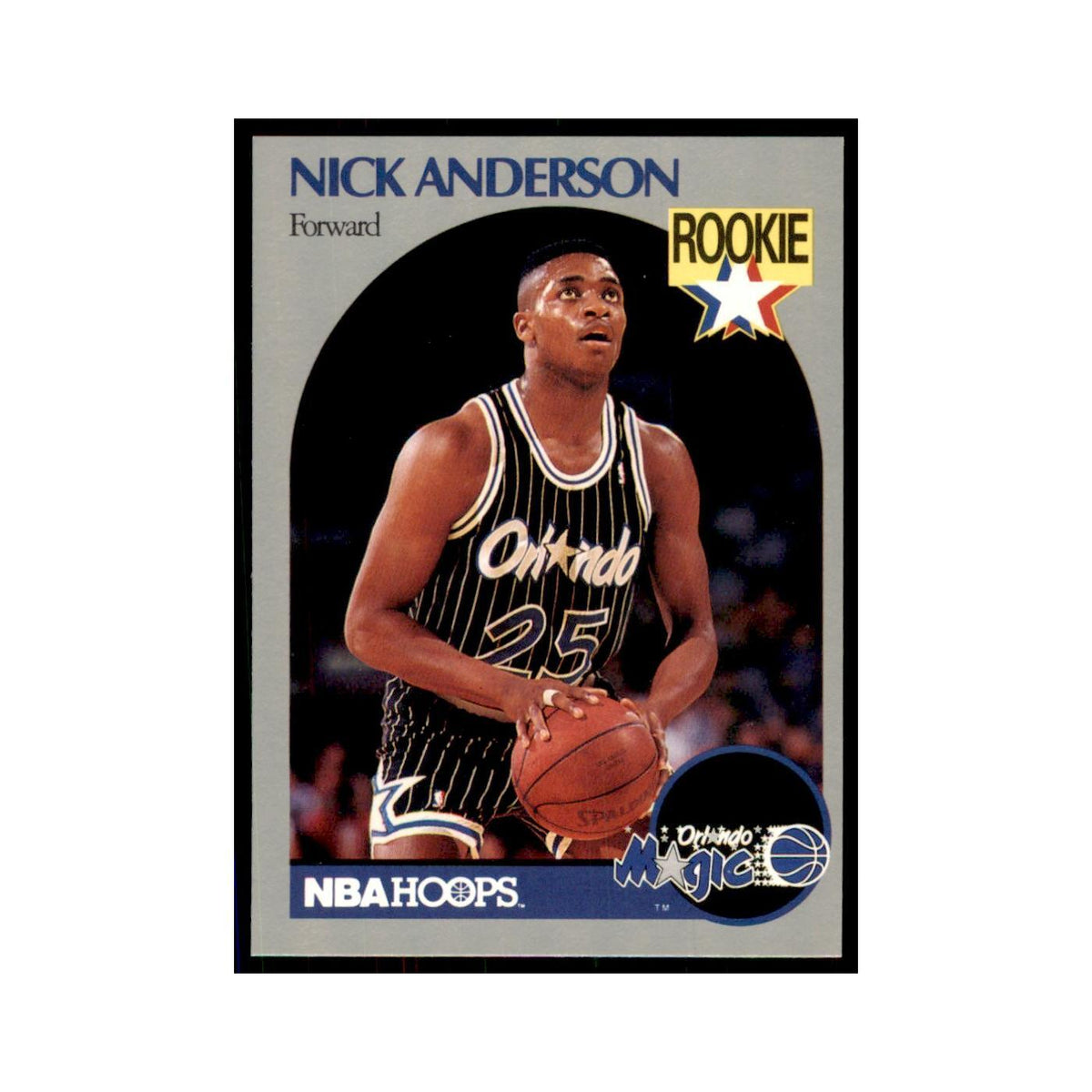 1990 NBA Hoops Nick Anderson RC Basketball Cards #214
