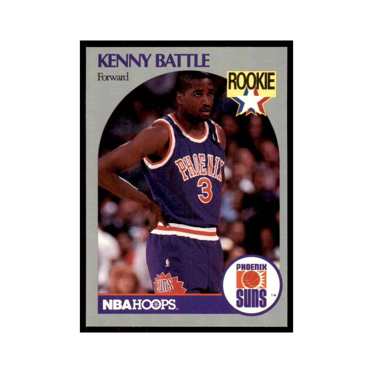1990 NBA Hoops Kenny Battle RC Basketball Cards #233