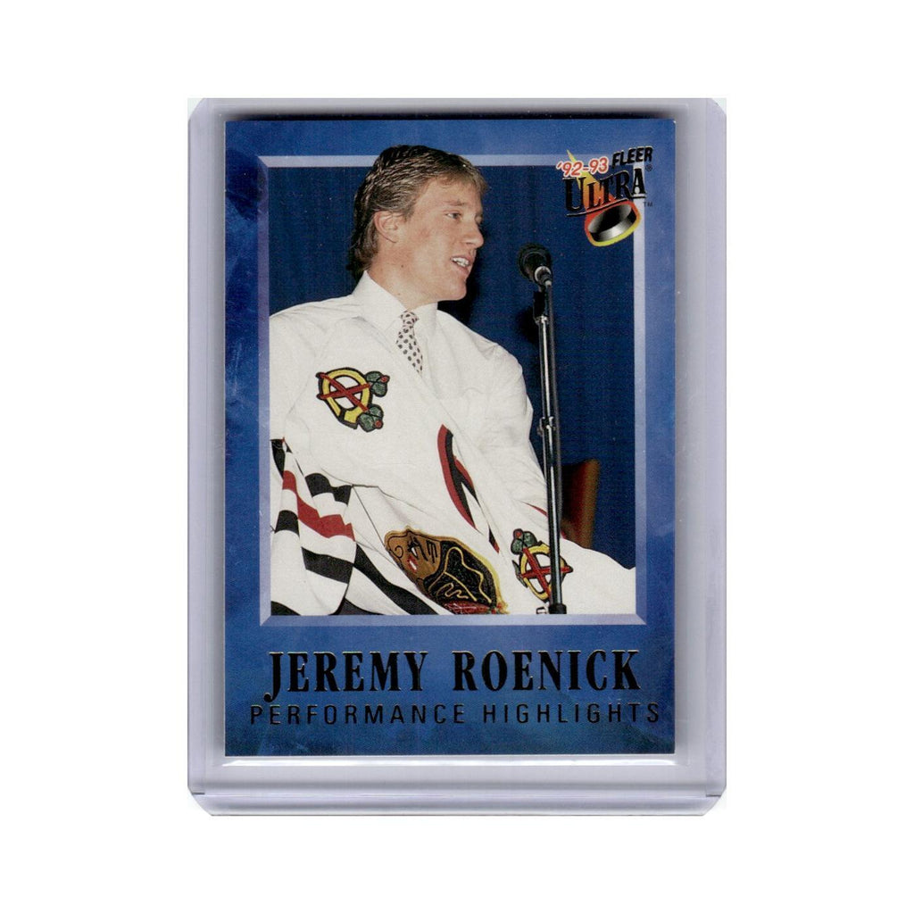 Jeremy Roenick 1992 Ultra Performance Highlights #4 Chicago Blackhawks NM