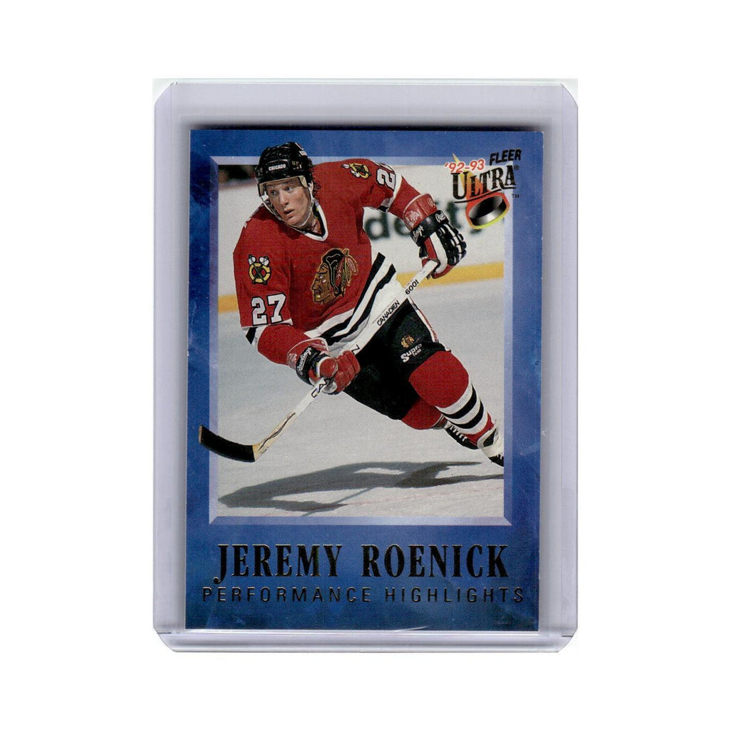 Jeremy Roenick 1992 Ultra Performance Highlights #8 Chicago Blackhawks NM