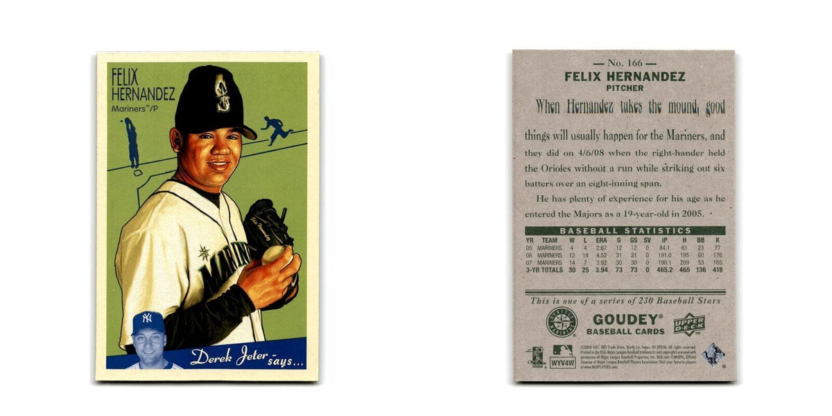 2008 Upper Deck Goudey Felix Hernandez Mariners #166