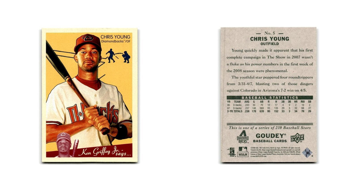 2008 Upper Deck Goudey Chris B. Young Diamondbacks #5