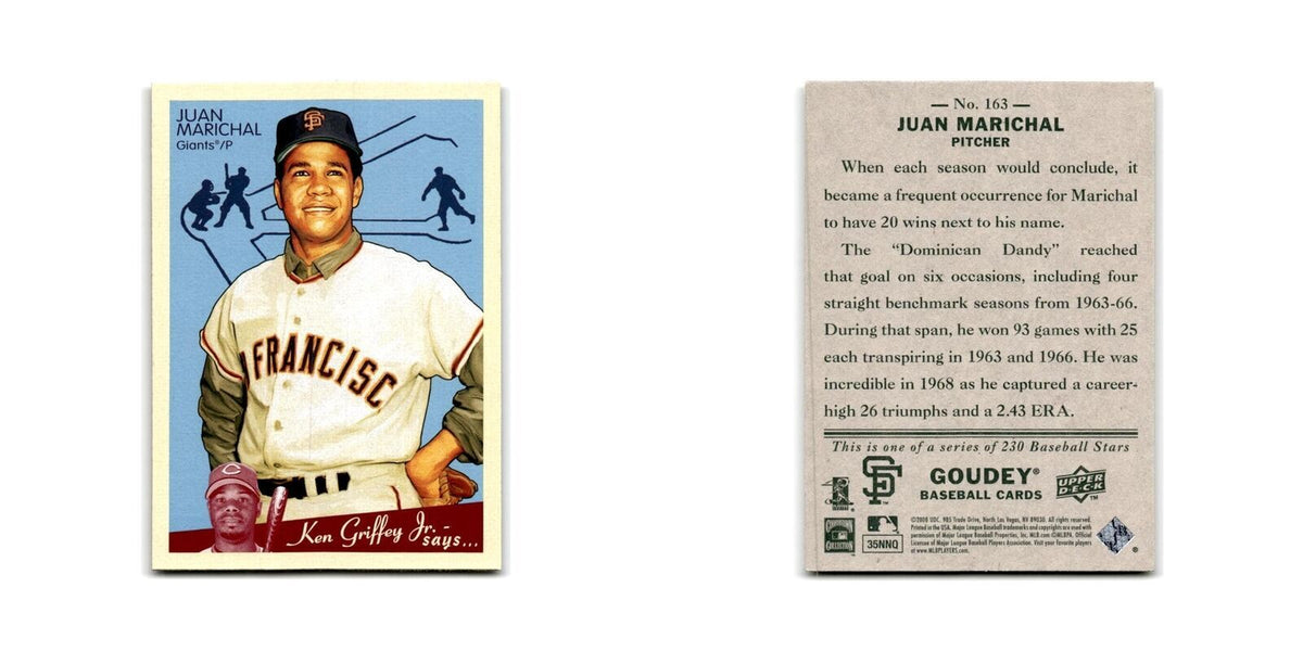 2008 Upper Deck Goudey Juan Marichal Giants #163