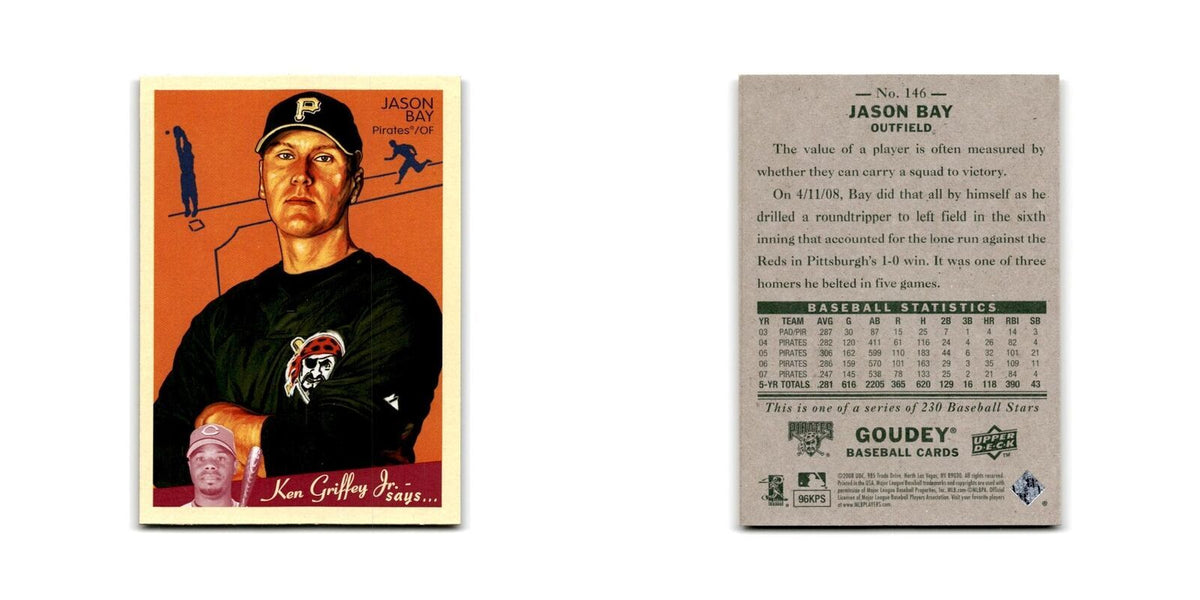 2008 Upper Deck Goudey Jason Bay Pirates #146