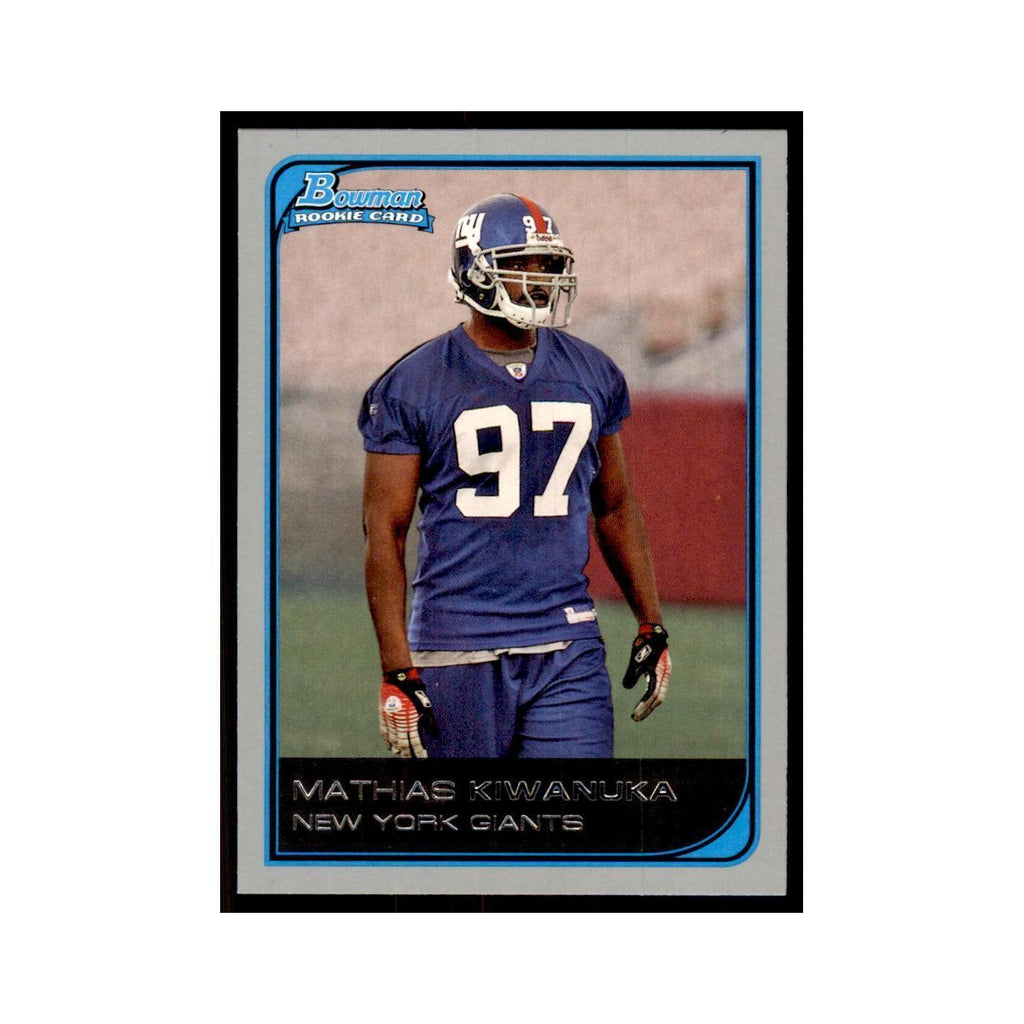 2006 Bowman Mathias Kiwanuka Football Cards #127