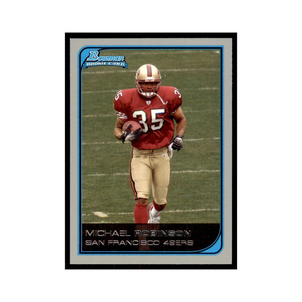 2006 Bowman Michael Robinson Football Cards #153