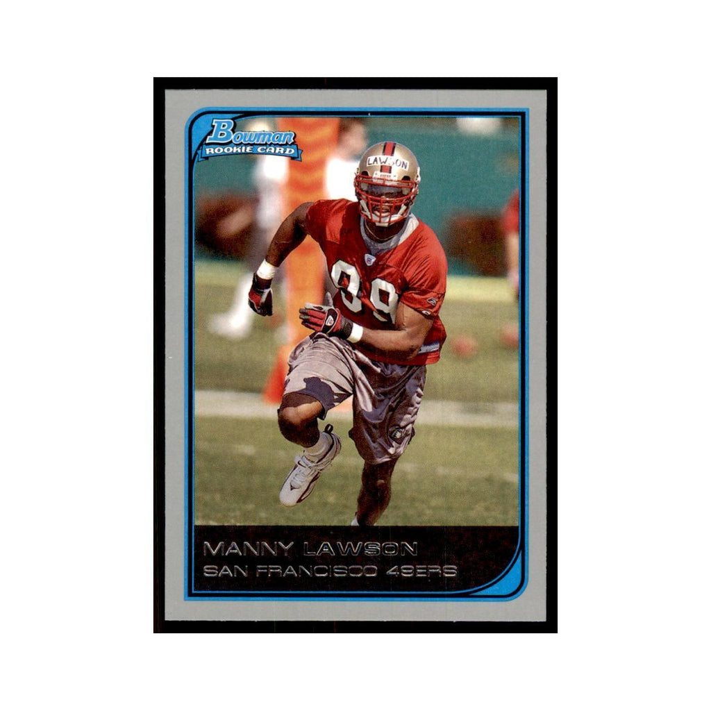 2006 Bowman Manny Lawson Football Cards #145