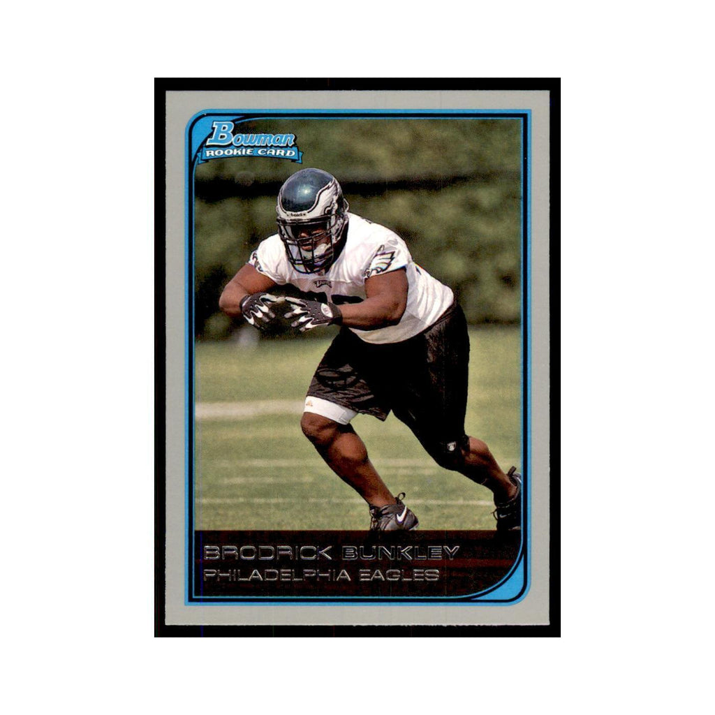 2006 Bowman Brodrick Bunkley Football Cards #128