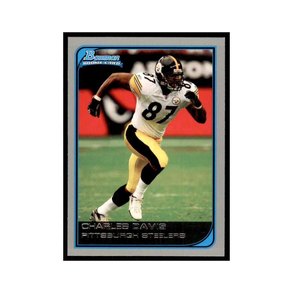 2006 Bowman Charles Davis Football Cards #204