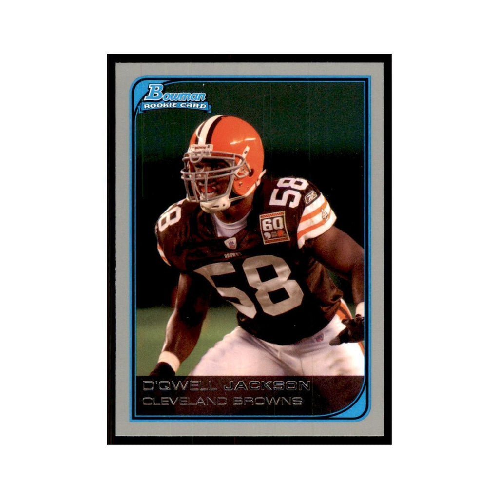 2006 Bowman D'Qwell Jackson Football Cards #188