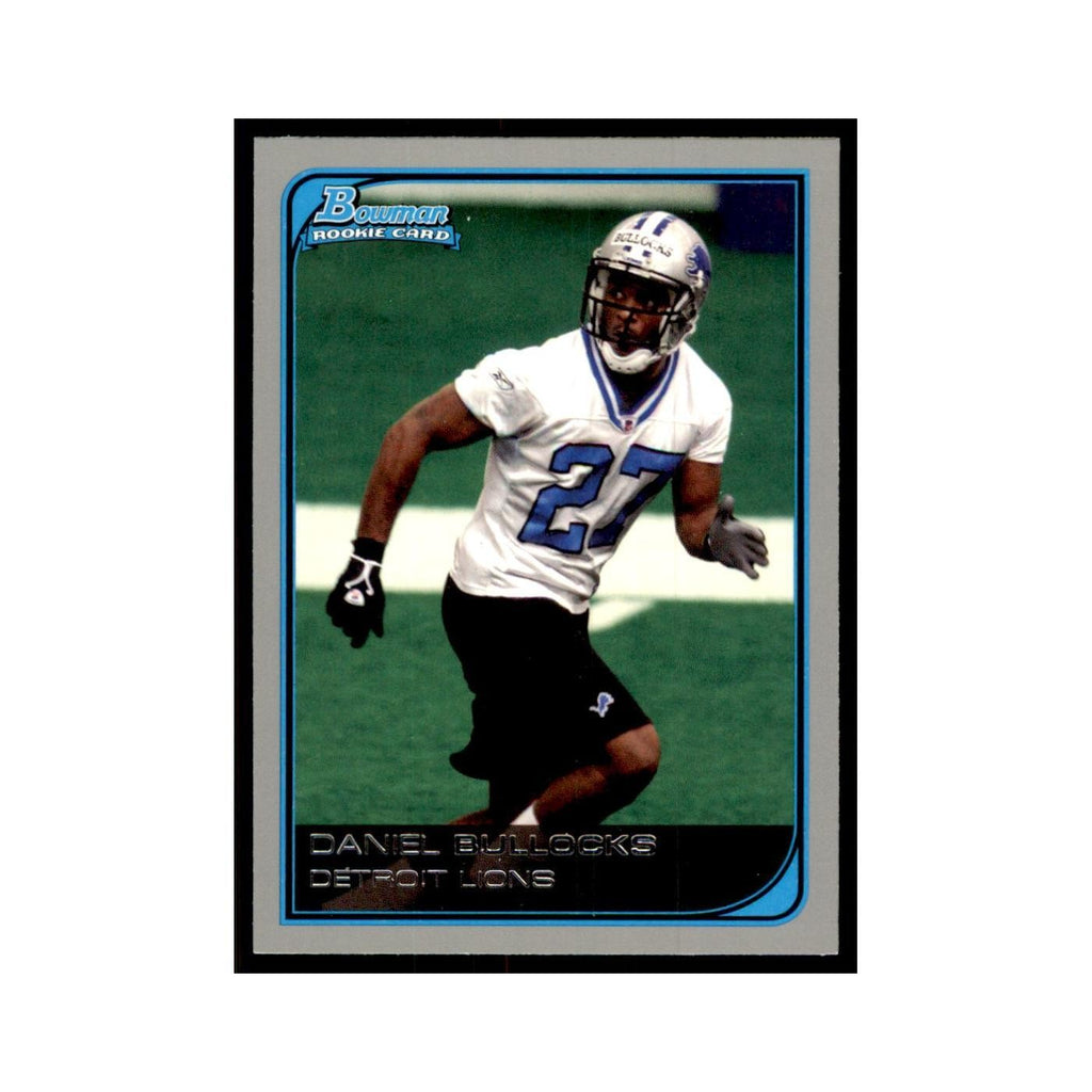 2006 Bowman Daniel Bullocks Football Cards #172
