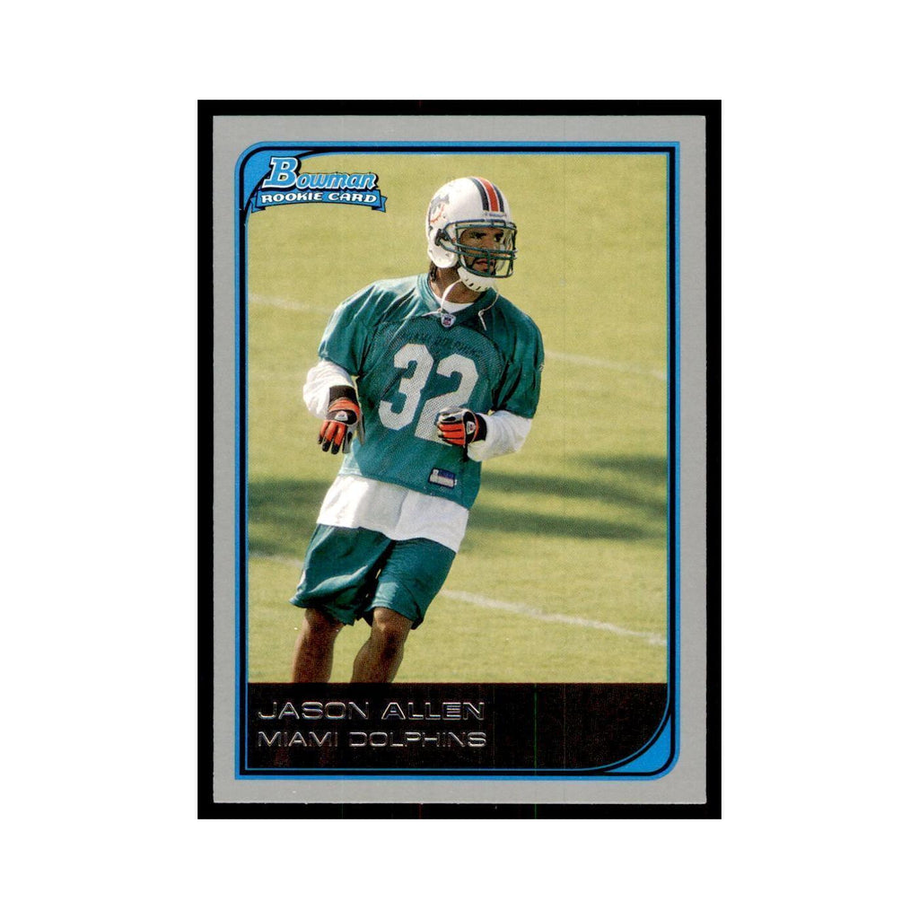 2006 Bowman Jason Allen Football Cards #125
