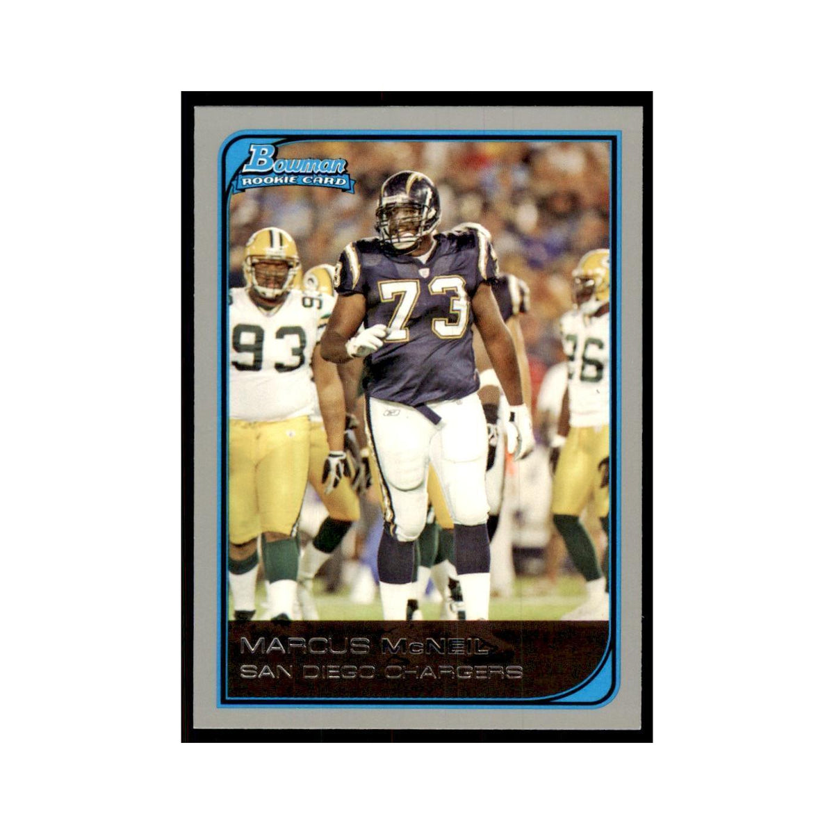 2006 Bowman Marcus McNeill Football Cards #224