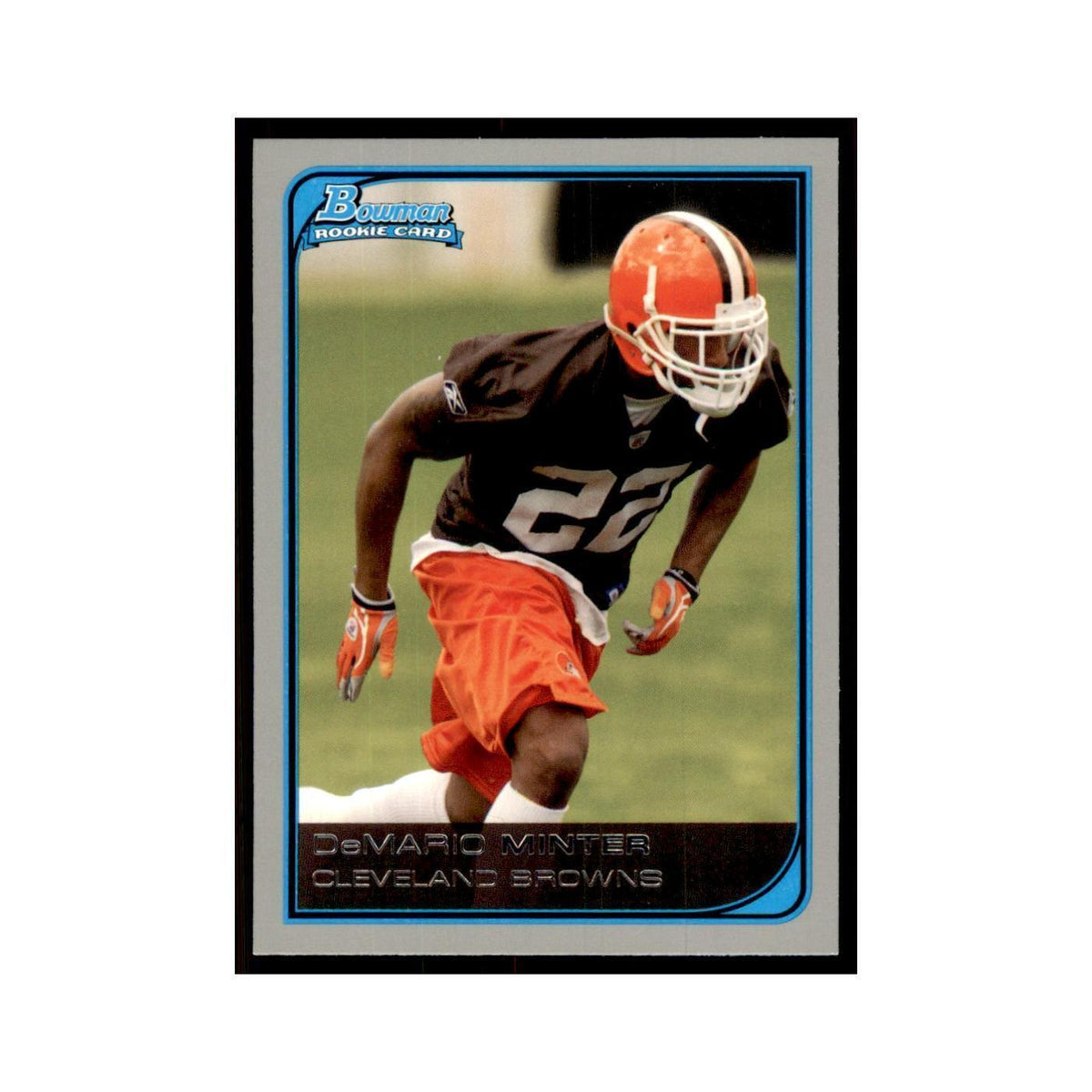 2006 Bowman Demario Minter Football Cards #210