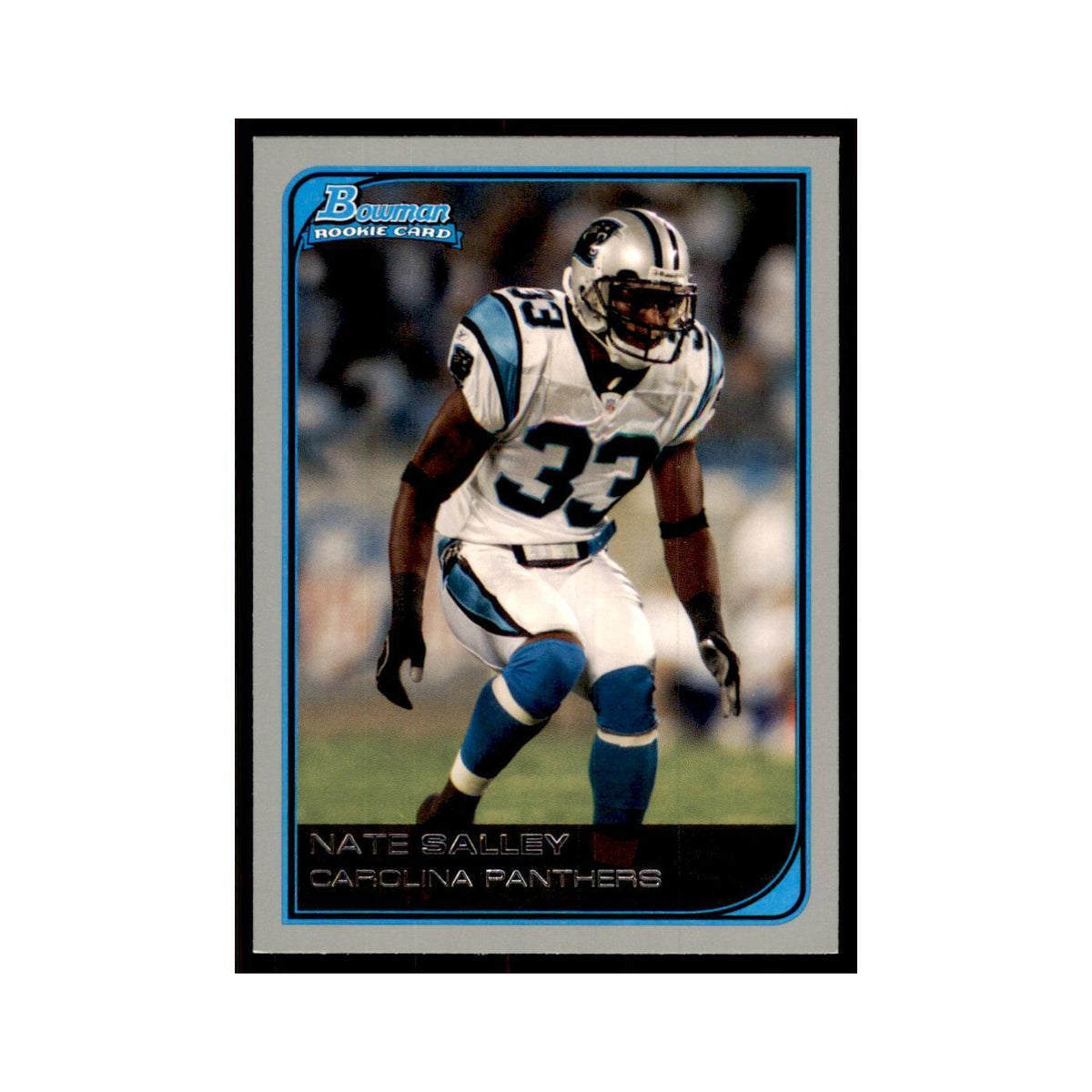 2006 Bowman Nate Salley Football Cards #207