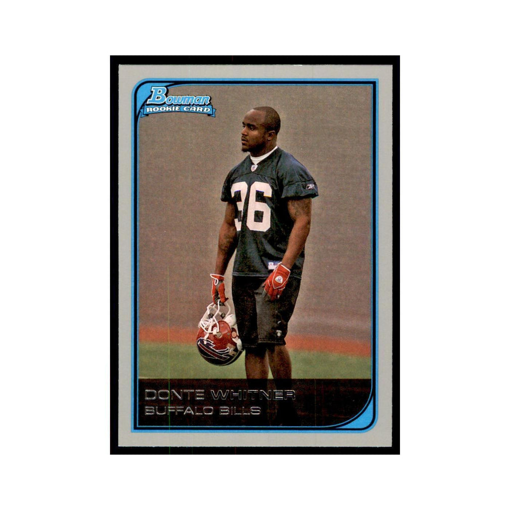 2006 Bowman Donte Whitner Football Cards #151