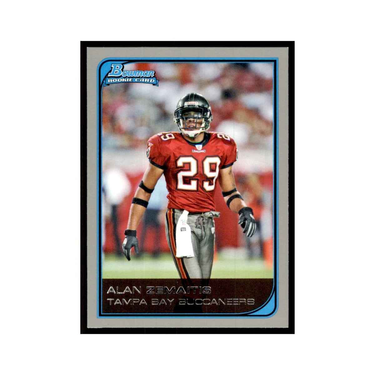 2006 Bowman Alan Zemaitis Football Cards #240