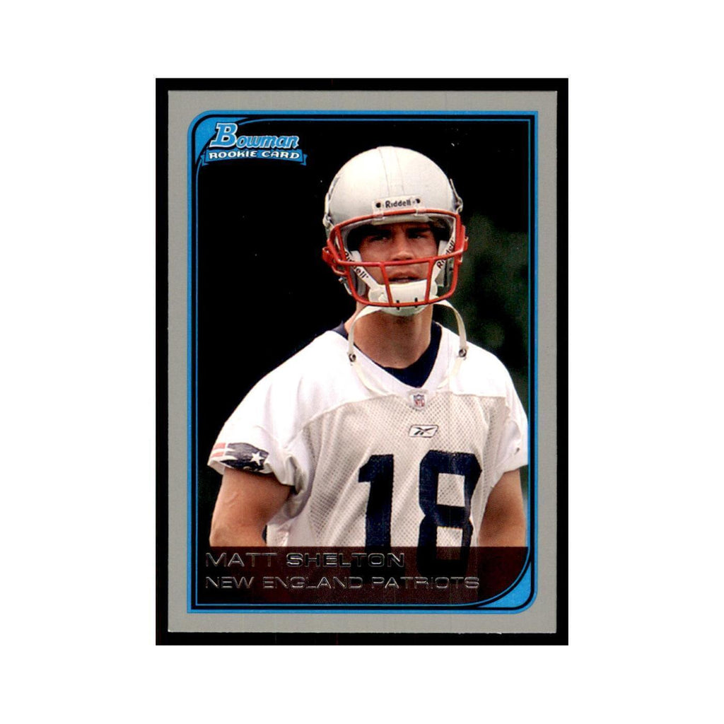 2006 Bowman Matt Shelton Football Cards #208