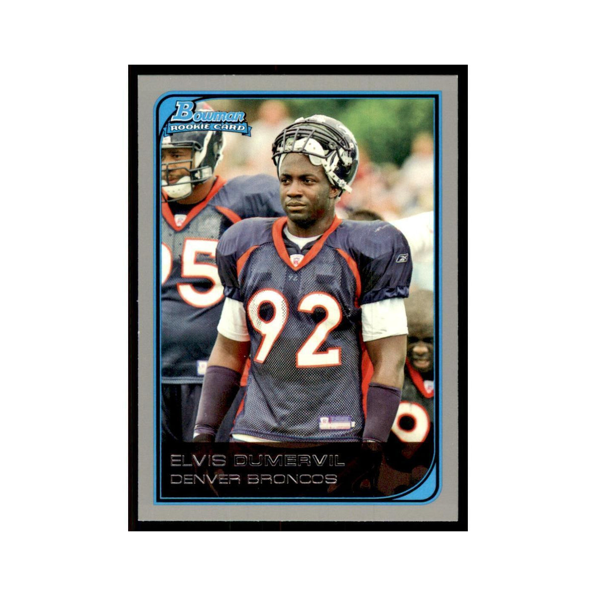 2006 Bowman Elvis Dumervil Football Cards #238
