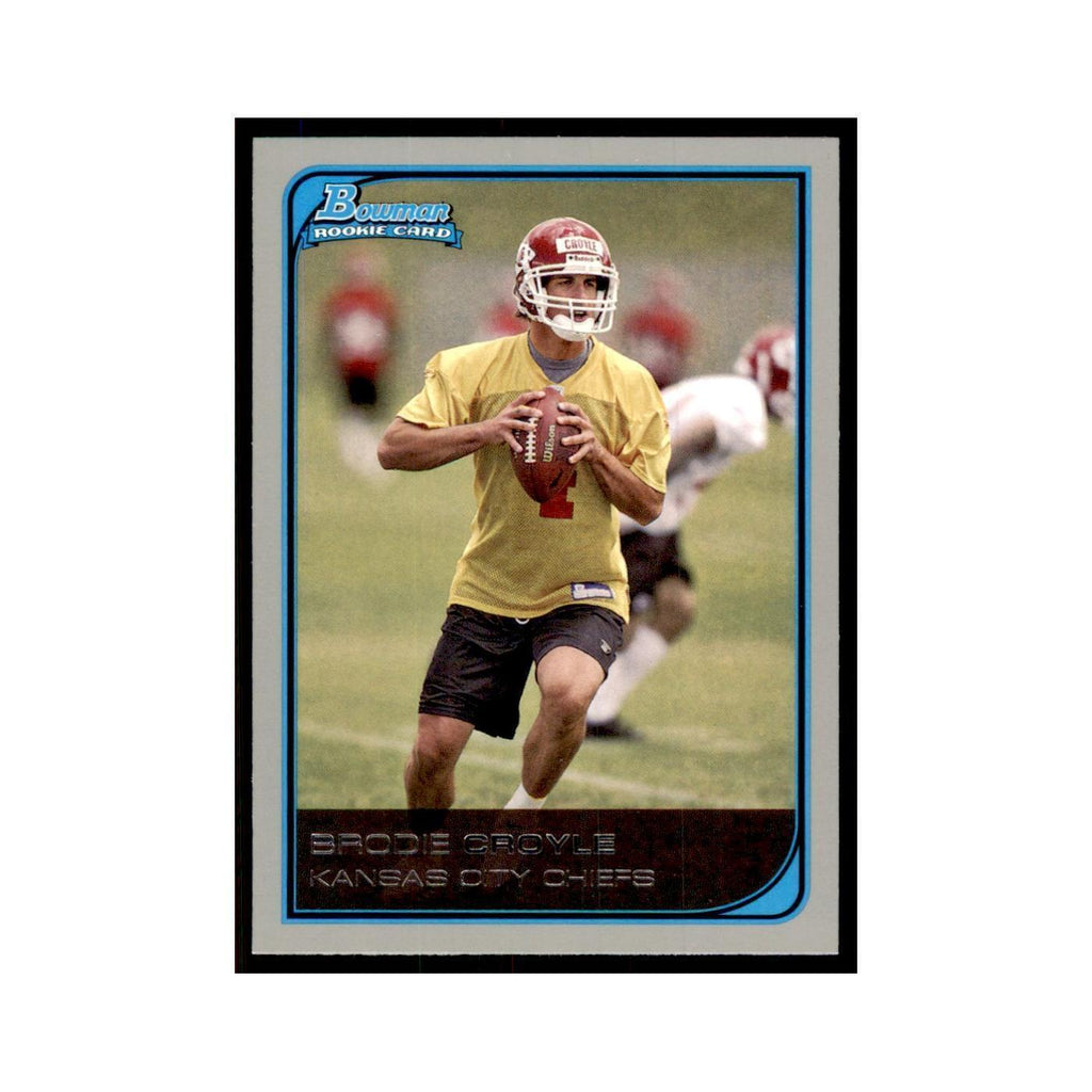 2006 Bowman Brodie Croyle Football Cards #156