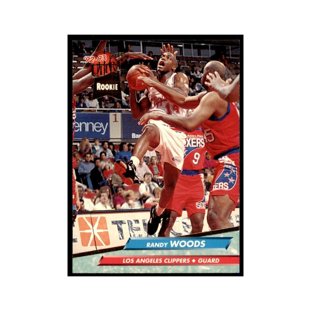 1992 Fleer Ultra Randy Woods RC Basketball Cards #284