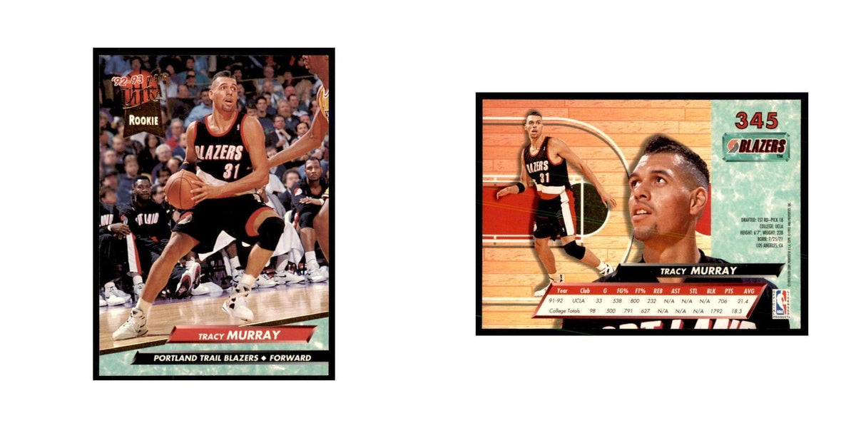 1992 Fleer Ultra Tracy Murray RC Basketball Cards #345