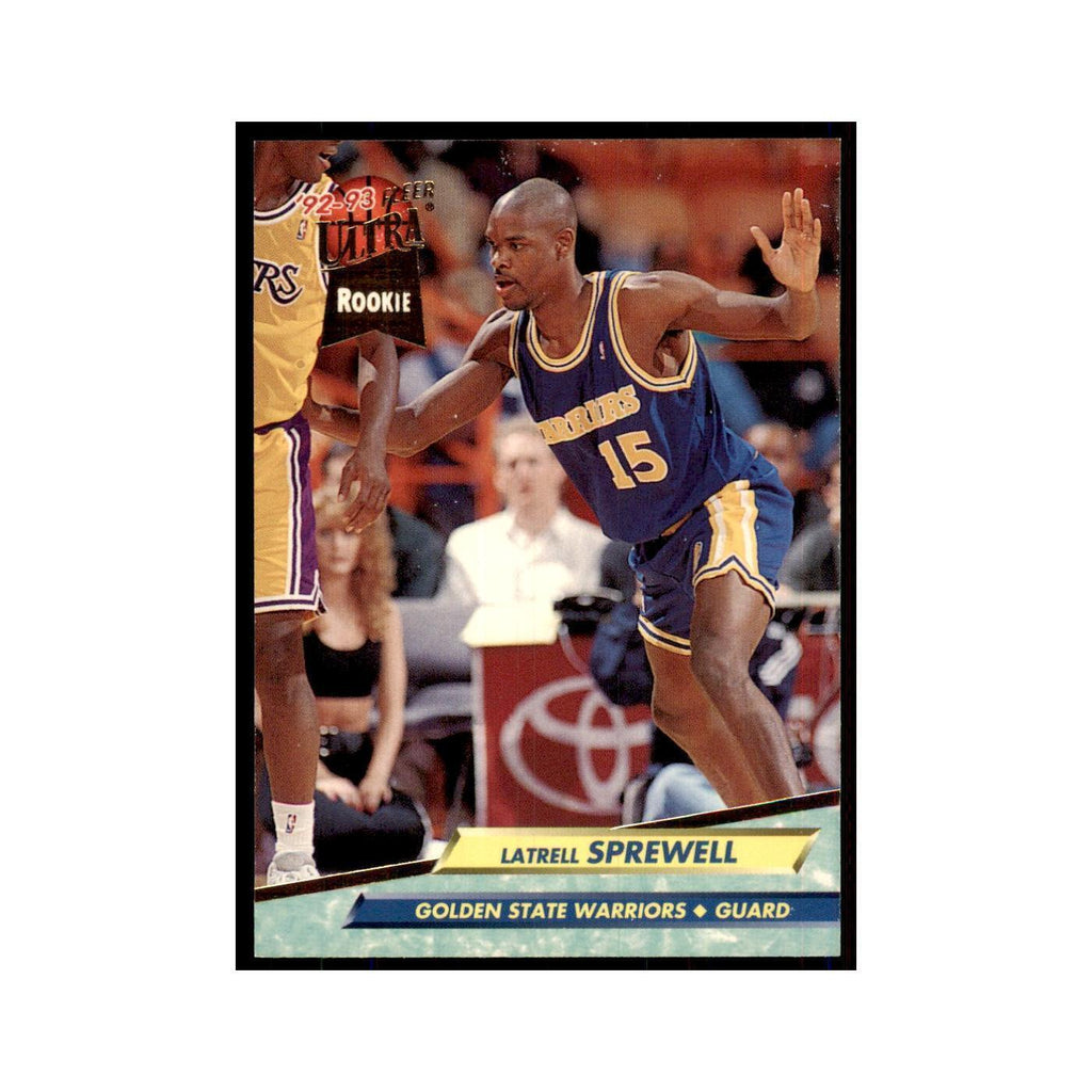 1992 Fleer Ultra Latrell Sprewell RC Basketball Cards #266