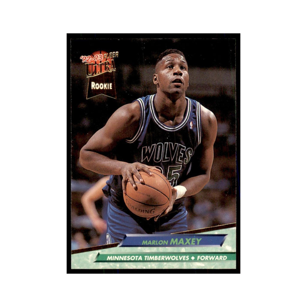 1992 Fleer Ultra Marlon Maxey RC Basketball Cards #305