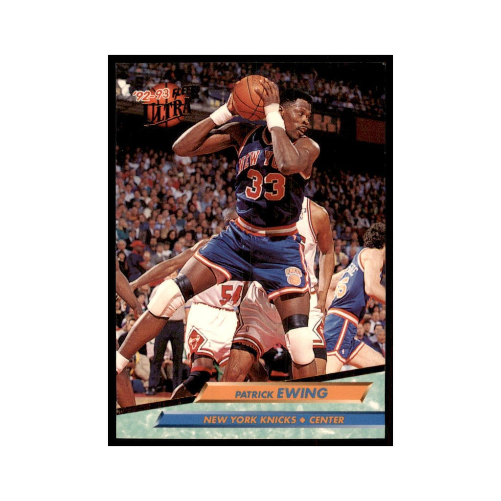 1992 Fleer Ultra Patrick Ewing Basketball Cards #122