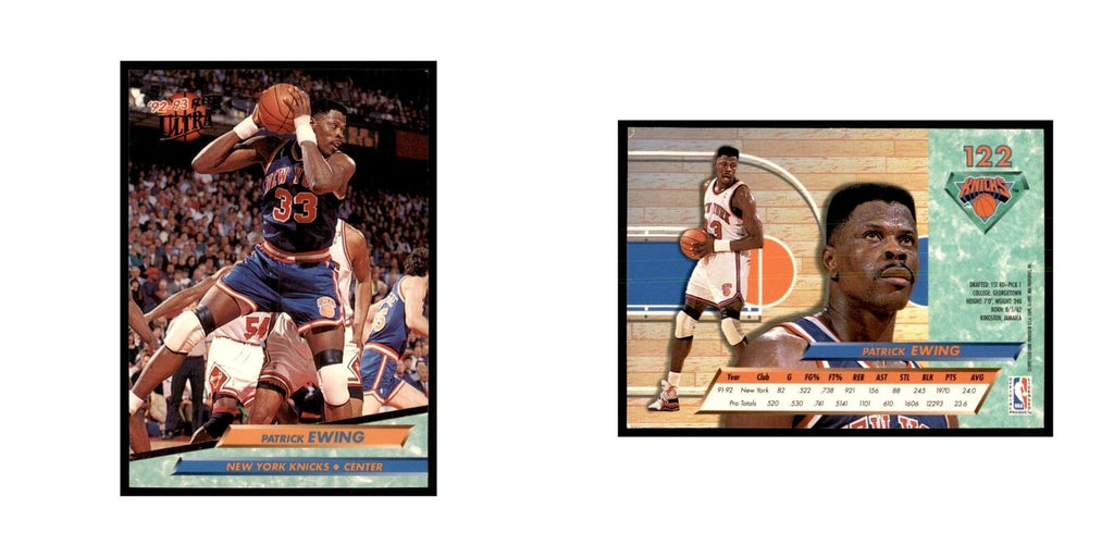 1992 Fleer Ultra Patrick Ewing Basketball Cards #122