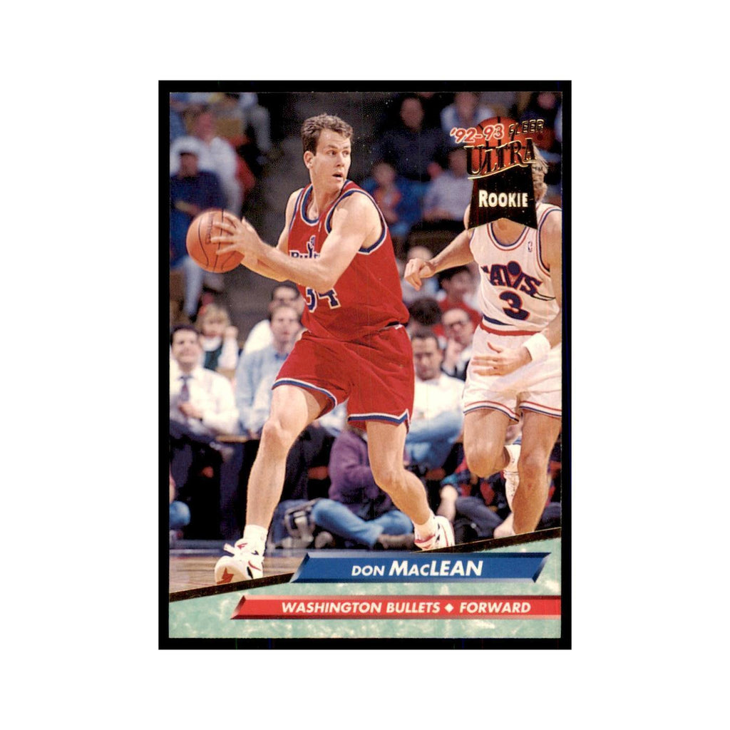 1992 Fleer Ultra Don MacLean RC Basketball Cards #370