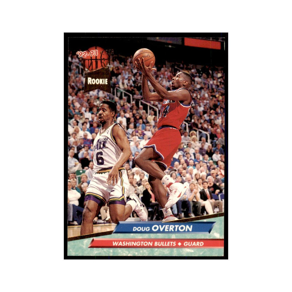 1992 Fleer Ultra Doug Overton RC Basketball Cards #371