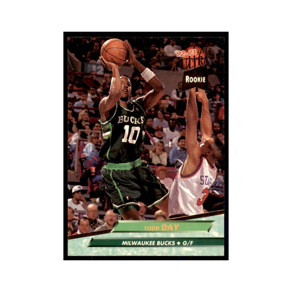 1992 Fleer Ultra Todd Day RC Basketball Cards #297