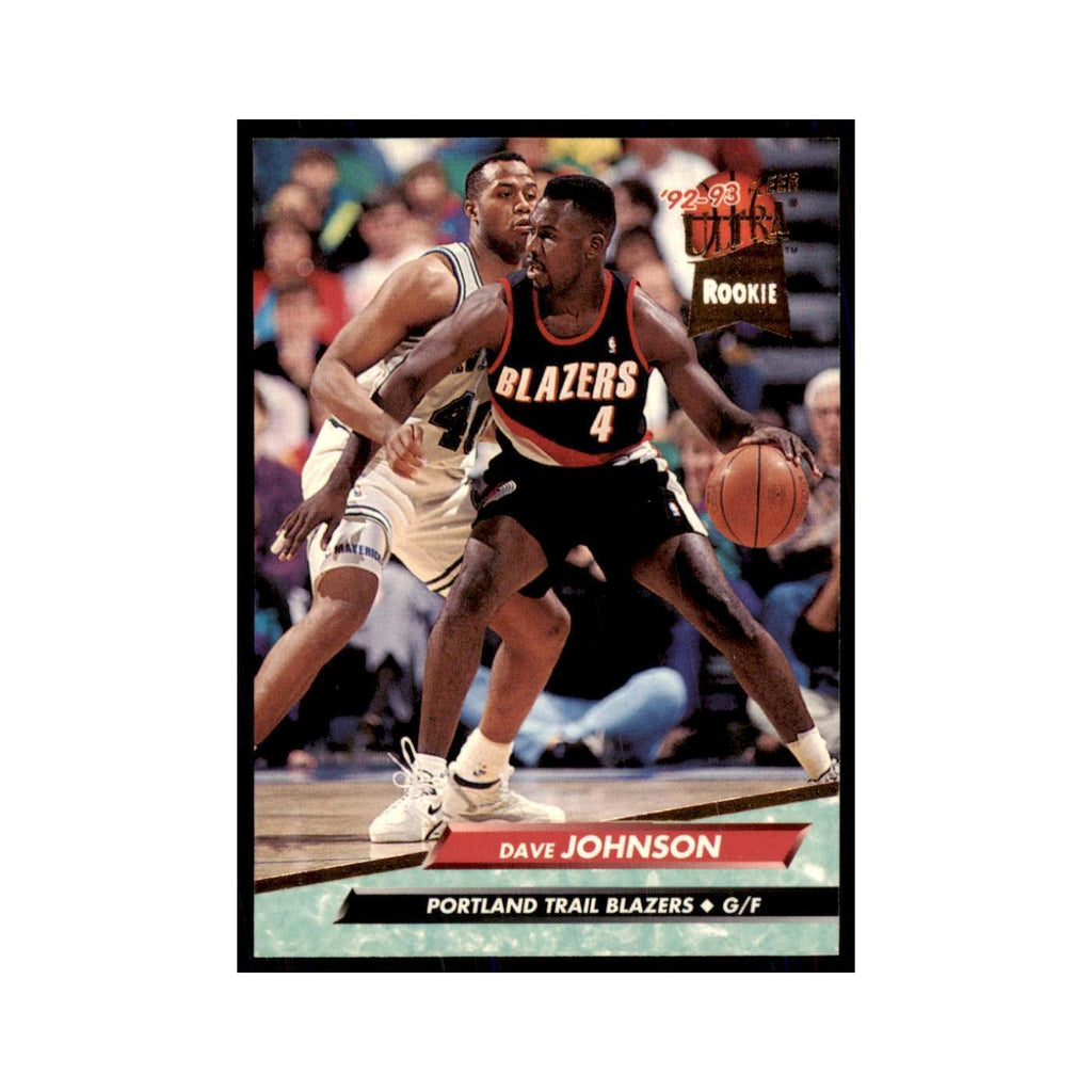 1992 Fleer Ultra Dave Johnson RC Basketball Cards #344
