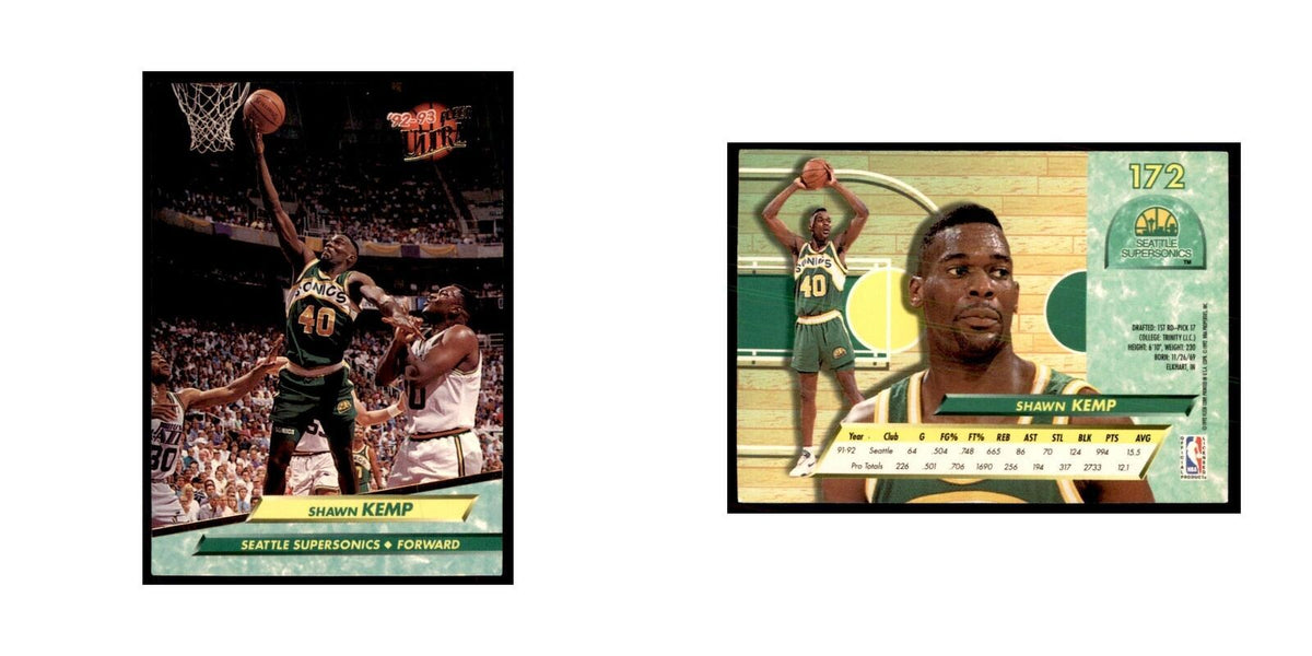 1992 Fleer Ultra Shawn Kemp Basketball Cards #172