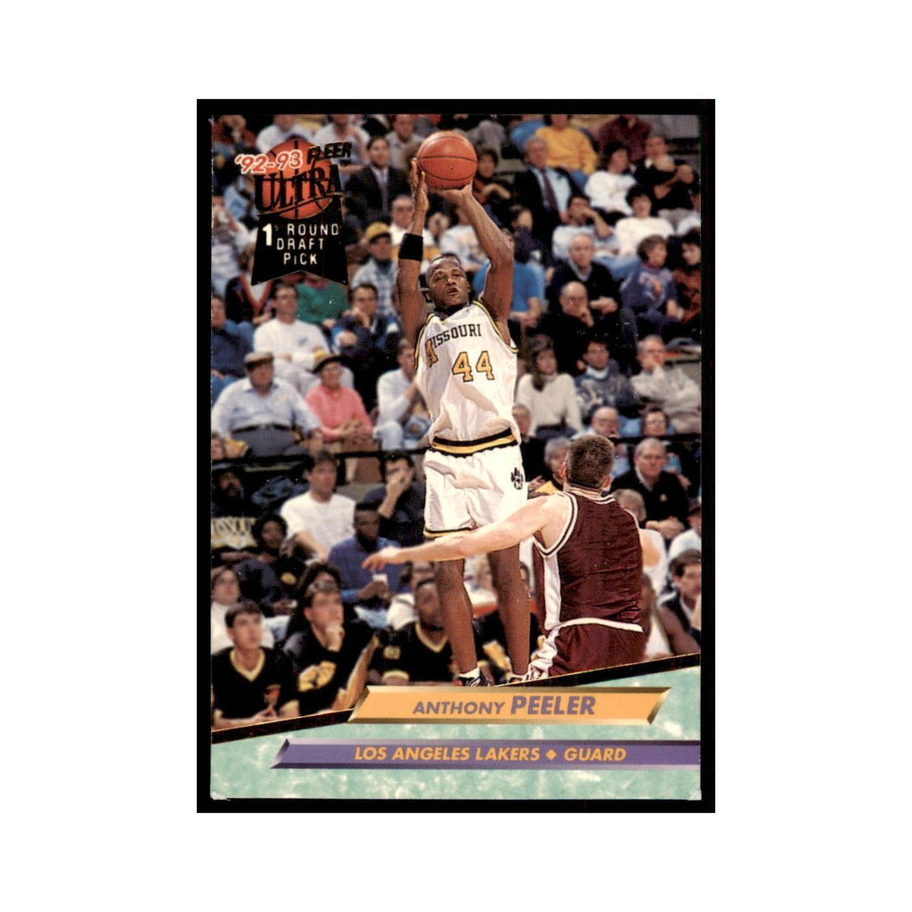 1992 Fleer Ultra Anthony Peeler Basketball Cards #196
